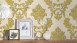 Vinyl wallpaper Luxury wallPaper Ornaments Architects Paper Cream Metallic 223