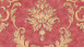 Vinyl wallpaper Luxury wallPaper Ornaments Architects Paper Metallic Red 226
