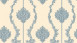 vinyl wallpaper blue retro country house baroque flowers & nature ornaments château 5 936