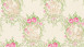 Vinyl wallpaper pink classic retro country house ornaments flowers & nature château 5 992