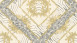 Vinyl wallpaper grey classic vintage country house ornaments pictures Versace 3 042