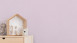 Non-woven wallpaper Little Stars A.S. Création plain colours pink 666