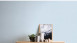vinyl wallpaper blue classic plains New Life 451