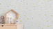 Non-woven wallpaper Little Stars A.S. Création kids wallpaper metallic white 392
