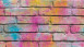 vinyl wallcovering textured wallpaper stone wallpaper colourful modern bricks boys & girls 6 001