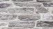 Vinyl wallpaper Il Decoro A.S. Création Stone Wall Grey Black 781