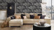 Country House Wallpaper Dream Again Michalsky Living Modern Country Style Palm Leaves Black Grey 053