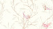 Vinyl wallpaper pink modern flowers & nature Colibri 233