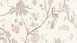 Vinyl wallpaper beige vintage country flowers & nature Paradise Garden 191