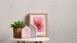 vinyl wallcovering pink modern classic plain stripes trendwall 852