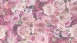 Vinyl wallpaper design panel pink modern vintage flowers & nature images pop.up panel 3D 381