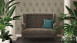 Vinyl Wallpaper Absolutely Chic Architects Paper Retro Peacock Feathers Blue Brown Grey 716