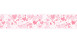 Vinyl wallpaper border pink modern children flowers & nature Only Borders 10 821