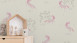 Boys & Girls 6 A.S. Création vinyl wallpaper unicorns grey pink white 891