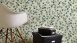 Vinyl wallpaper Greenery A.S. Création country style eucalyptus green white 441