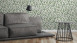 Vinyl wallpaper Greenery A.S. Création country style eucalyptus green white 441