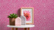 vinyl wallcovering pink modern uni trendwall 203