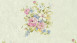 Vinyl wallpaper pink retro classic flowers & nature romantico 255