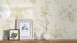 vinyl wallpaper cream modern classic flowers & nature romantico 345