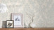 Vinyl wallpaper grey retro classic country house flowers & nature pictures Trendwall 702