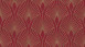 Vinyl wallpaper red modern flowers & nature stripes New Walls 274