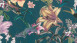 Vliestapete Jungle Chic Blumen & Natur Retro Blau 12
