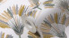 Vliestapete Jungle Chic Blumen & Natur Vintage Gelb 84