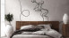 Vinyl wallpaper The Wall pictures modern grey 841