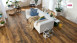 Haro laminate flooring - Tritty 100 Gran Via 4V - oak old wood - structured/matt - 4-sided bevel - 1-plank wideplank