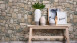 Paper Wallpaper Il Decoro A.S. Création Stone Wall Colourful Cream Grey 412