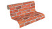 Il Decoro A.S. Création Wallpaper Stone Wall Grey Red 816