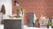 Il Decoro A.S. Création Wallpaper Stone Wall Grey Red 816
