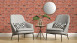 Il Decoro A.S. Création Wallpaper Stone Wall Grey Red 816