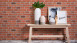 Il Decoro A.S. Création Wallpaper Stone Wall Grey Red 816