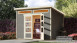 planeo garden shed - Venlo system house titanium grey