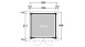planeo garden shed - Venlo system house titanium grey
