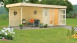 planeo summer house - System house Calais with extension and rear wall