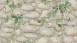 Paper wallpaper stone wallpaper green modern classic stones pictures Il Decoro 416