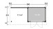 planeo summer house - System house Relax Lounge with side roof and rear wall