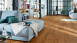 MEISTER Lindura wood flooring - HD 400 Oak authentic chestnut brown 8911
