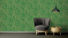 Vinyl wallpaper green retro classic flowers & nature Versace 4 856