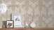 textile thread wallpaper beige vintage flowers & nature tessuto 281