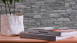 vinyl wallcovering stone wallpaper grey country houseModern Stones Elements 711