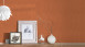 textile thread wallpaper orange Modern Uni Tessuto 2 548