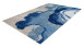 planeo carpet - damask 100 blue / grey