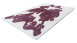 planeo carpet - Rabbit Animal 500 Lilac / White