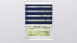 planeo double roller blind 28mm TL head profile - Blue