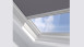 planeo roof window roller blind - Cool Grey