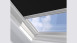 planeo roof window roller blind - Black