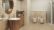 Wineo vinyl flooring - 800 stone XL Light Sand - Adhesive vinyl